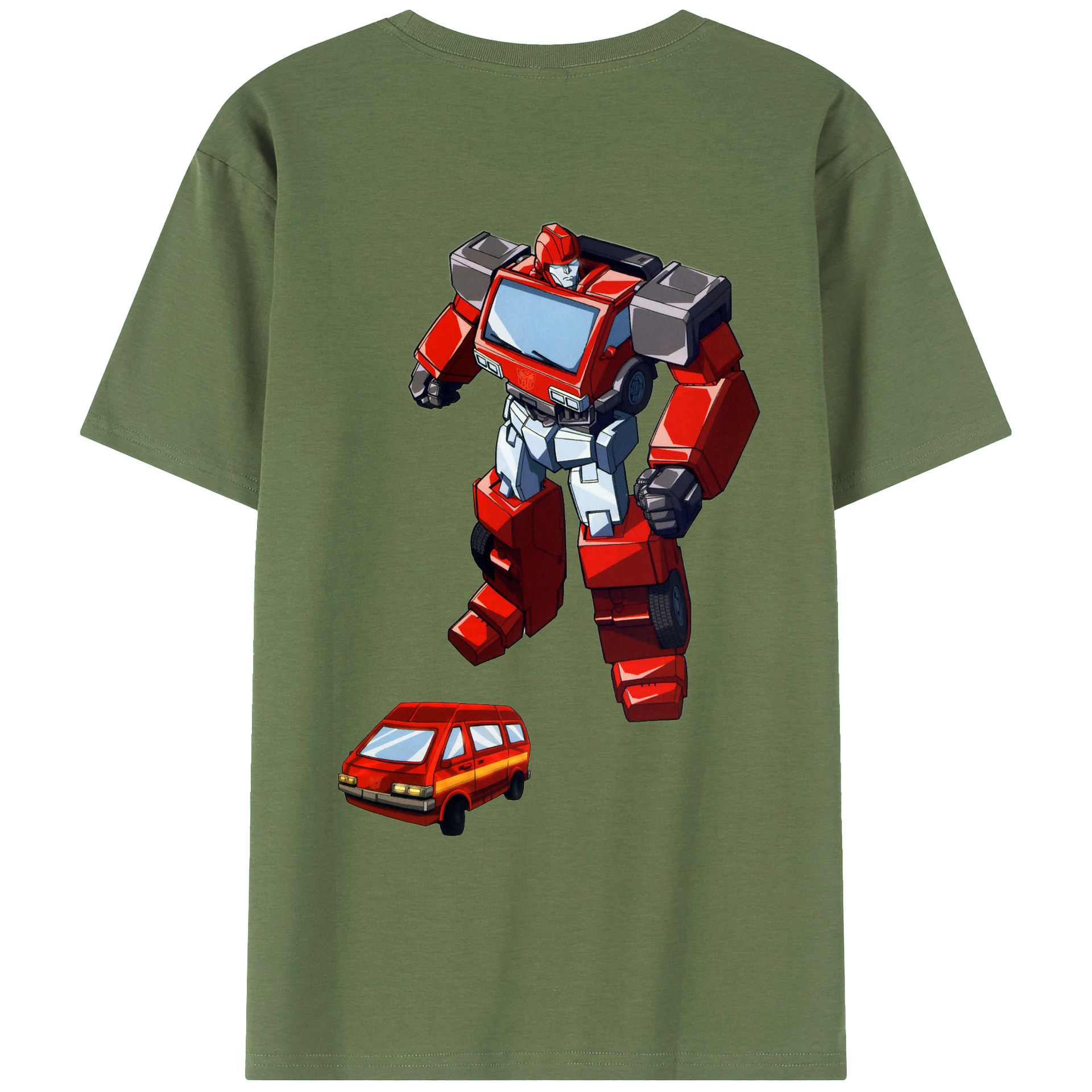 （画像用）  綿100％ メンズ半袖Tシャツ（バックプリント） 通気性